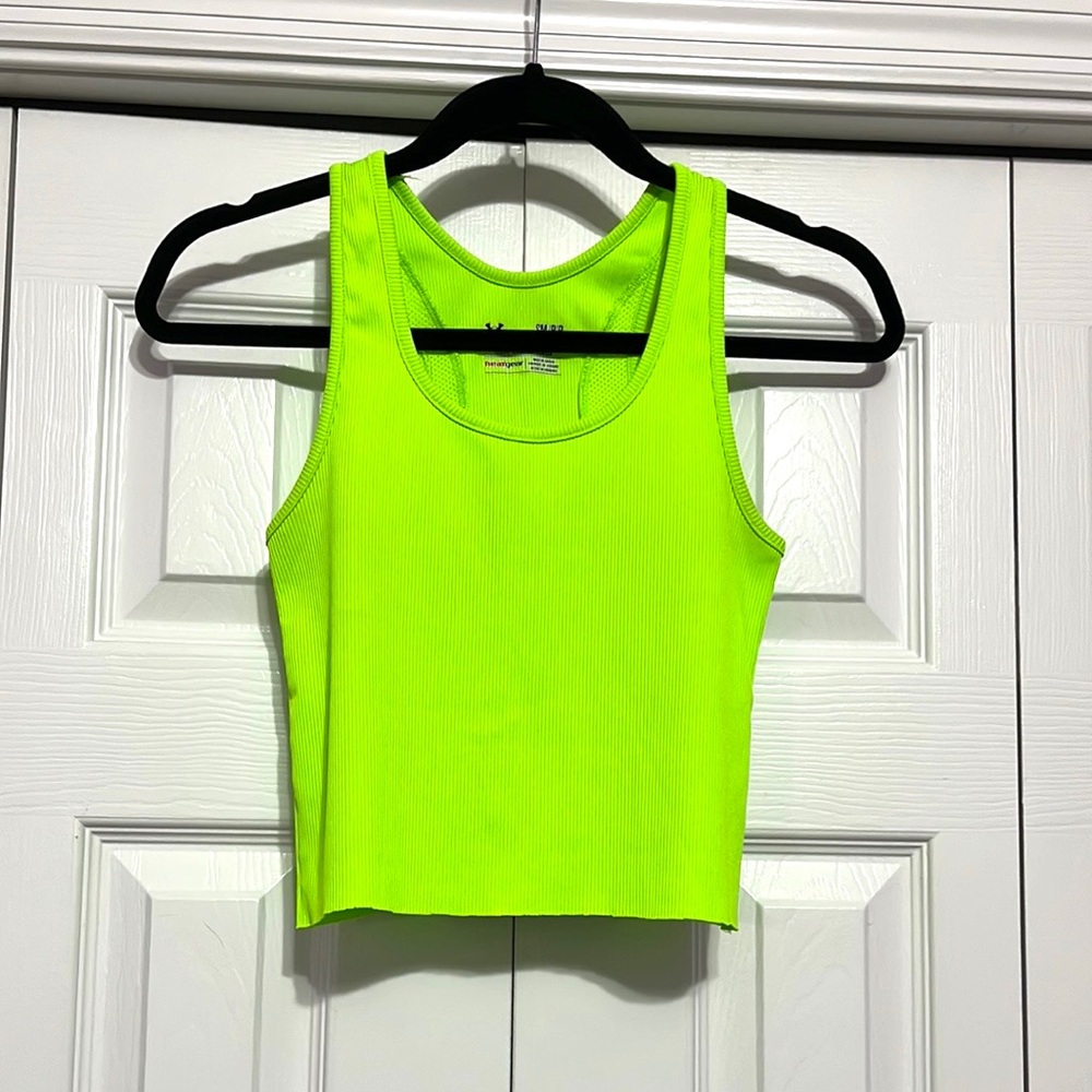 💕2 for $15💕 Under Armour Neon Green Tank Top 💚